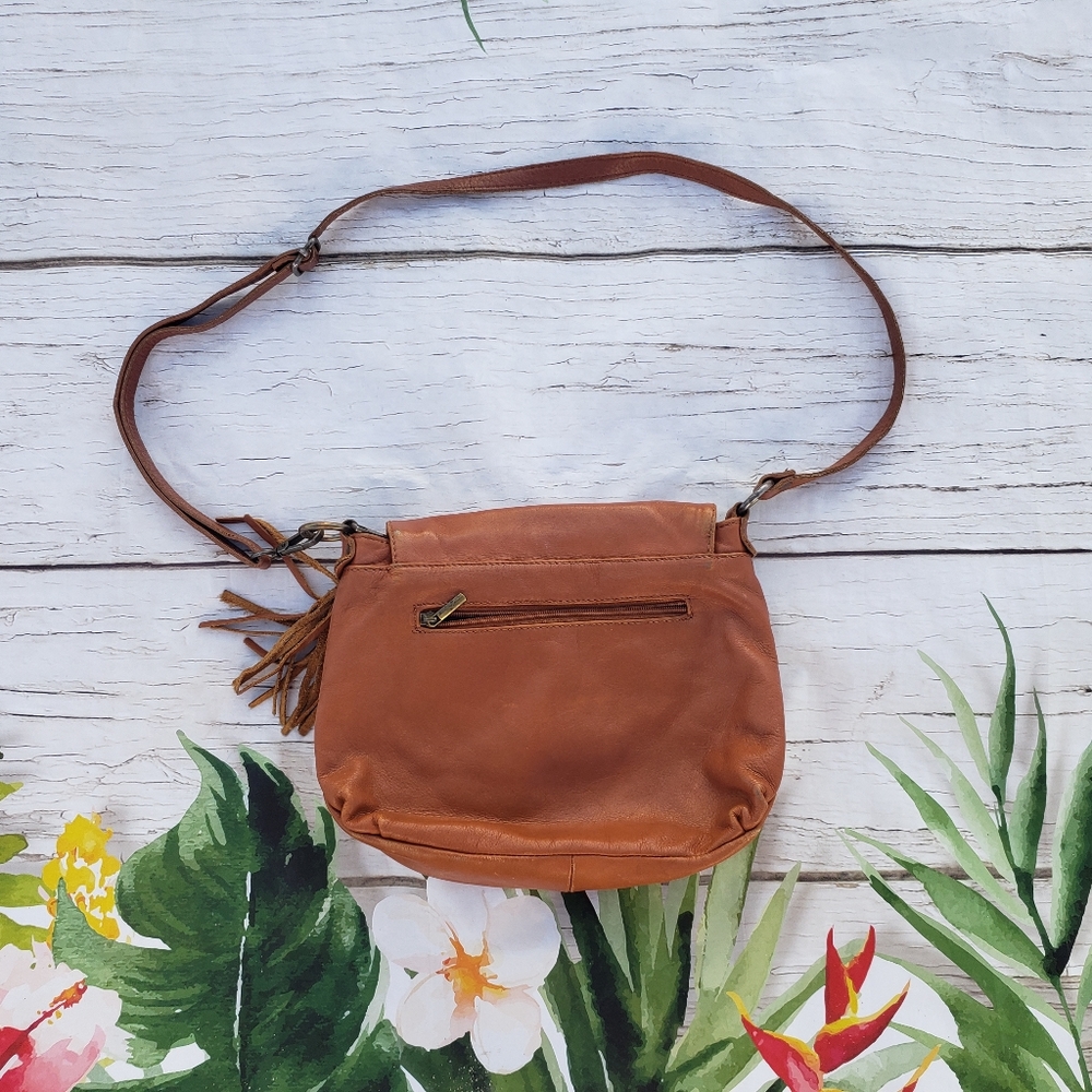 Vera Pelle Leather Crossbody Bag View 2